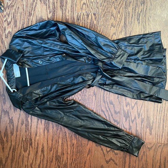 Jackets & Blazers - ASOS leather coat / blazer